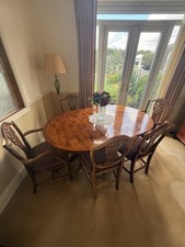 yew dining table chairs for sale yew dining table chairs for sale DONCASTER