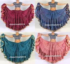 Saia 25 jardas 4 camadas cigana dança do ventre boêmia tribal renascentista flamenco comprar usado  Enviando para Brazil