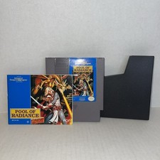 Advanced Dungeons & Dragons Pool of Radiance Nintendo NES y Manual NO PROBADO segunda mano  Embacar hacia Mexico