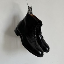 Botas de serviço militar vintage raras Avalon polícia couro genuíno anos 80 tamanho 8.5 comprar usado  Enviando para Brazil