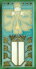 Jugendstil fliese kachel gebraucht kaufen  Cadenberge