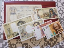 Lot billets 1000 d'occasion  Berre-l'Étang