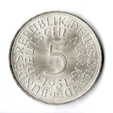 1951 brd silberadler gebraucht kaufen  Deutschland
