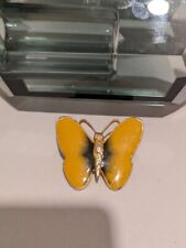 Brosche schmetterling gelb gebraucht kaufen  Regensburg