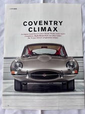Jaguar type poster for sale  LOUGHBOROUGH