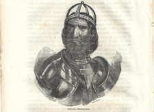 Stampa antica federico usato  Lecco