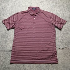 Polo masculino listrado Peter Millar Crown Miles artesanal XL rosa azul desempenho golfe comprar usado Polo masculino listrado Peter Millar Crown Miles artesanal XL rosa azul desempenho golfe comprar usado  Enviando para Brazil