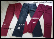 Lot pantalons femme d'occasion  Bouzonville