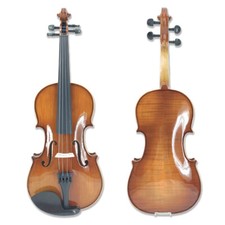 Violino feito à mão chama bordo abeto madeira ébano encaixe com estojo de violino arco comprar usado  Enviando para Brazil