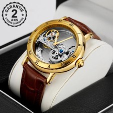 Montre homme squelette d'occasion  France