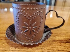 Tin heart candle for sale  Hudson