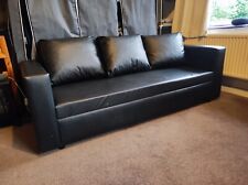 Seater leather sofa for sale  GREENFORD