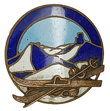 Insigne montagne ski d'occasion  Saint-Denis-d'Anjou