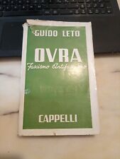 Guido leto. ovra usato  Palermo