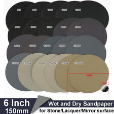 60-10000Grit 6 polegadas 150mm almofadas de lixa redondas disco de lixa disco de flocagem seco úmido comprar usado  Enviando para Brazil
