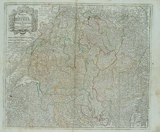 Landkarte helvetiae rhaetiae gebraucht kaufen  Frankfurt am Main