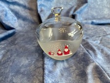Glas bonboniere weihnachtliche gebraucht kaufen  Hillesheim