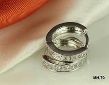 sterling silver cz earrings for sale  Aurora