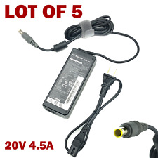 Lote de 5 adaptadores de energia Lenovo genuínos 90W para laptop X60 X61 X200 X201 X301 comprar usado  Enviando para Brazil