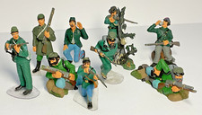 Nine plastic green for sale  LONDON