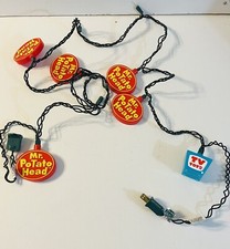 Mr. Luzes de festa cabeça de batata 10 peças conjunto de luzes Hasbro funciona acende. comprar usado  Enviando para Brazil