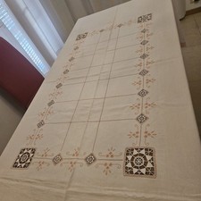 Antica tovaglia lino usato  Santorso