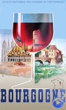 Poster affiche bourgogne d'occasion Poster affiche bourgogne d'occasion  Soorts-Hossegor