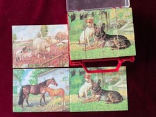 Tierpuzzle würfelpuzzle vorla gebraucht kaufen  Gehlsbach