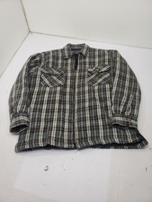Usado, Camisa xadrez masculina Wiliams Bay acolchoada forrada flanela botão tamanho grande comprar usado  Enviando para Brazil