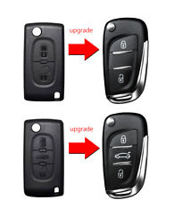 Usado, 2 3 Botões Controle Remoto Chave Estojo Lâmina Shell Fob Para Citroen C2 C4 C5 C6 C8 C3 Picasso comprar usado  Enviando para Brazil