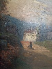 Antico dipinto olio usato  Casapesenna