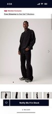 Jeans jeans preto masculino Kiko Kostadinov Levi's, usado comprar usado  Enviando para Brazil