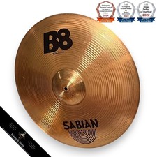 Prato Sabian B8 Thin Crash 20"/51cm usado sem rachaduras ou danos, usado comprar usado  Enviando para Brazil