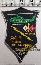 Adesivo aviônico 94º destacamento de sinal fabricado no Vietnã A/501, 71ª Aviation Co comprar usado  Enviando para Brazil