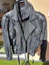 Leder jacke biker gebraucht kaufen  Taufkirchen