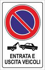Cartello segnaletico divieto usato  Acate