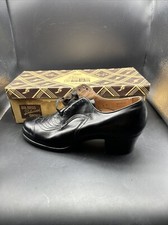 Sapato Oxford Feminino 1940's Couro Preto com Cadarço Dr. Hiss Ponta das Asas 6 B Bom Novo em folha comprar usado  Enviando para Brazil