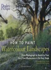 Watercolour landscapes hazel for sale  UK