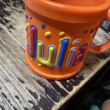 JULIA Kids Childs nome 3D plástico 10 oz. Caneca John Hinde **VEJA FOTOS comprar usado  Enviando para Brazil