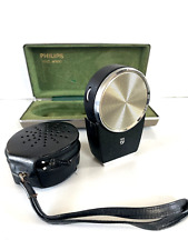 RARA RADIO TASCABILE VINTAGE PHILIPS Mod. I.C. 2000 BATTERIA CAVO BOX '67 comprar usado  Enviando para Brazil