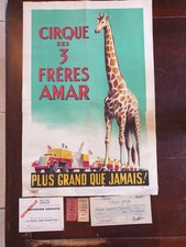 Affiche cirque originale d'occasion  La Flotte