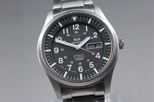 [Quase em perfeito estado] Seiko 5 Sports 7S36-03J0 relógio masculino preto militar AT do Japão, usado comprar usado  Enviando para Brazil