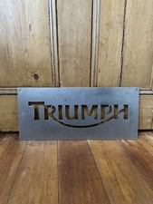 Triumph metal sign for sale  ASHBY-DE-LA-ZOUCH