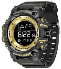 ACTIVA by INVICTA ACW8082-005 SUMMIT X SERIES OURO PRETO 50mm DIGITAL NOVO COM ETIQUETAS C13 comprar usado  Enviando para Brazil