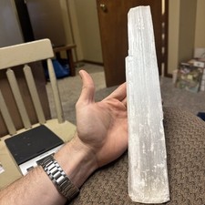 Selenite log 1.235lb for sale  Independence