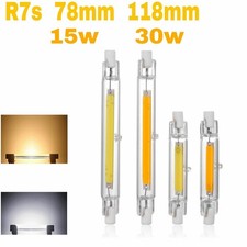 Lâmpada LED R7S 118/78mm halogênio COB 30W 15W vidro regulável substituto lâmpada incandescente comprar usado  Enviando para Brazil
