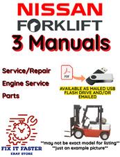 Nissan forklift 1d2 for sale  Elcho