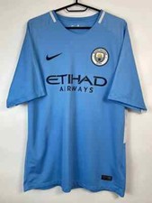 MANCHESTER CITY 2017 2018 HOME SHIRT DE BRUYNE #17 NIKE Tamanho G comprar usado  Enviando para Brazil