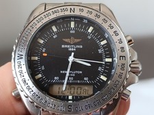 Breitling navytimer new pluton 200 mt quartz acciaio ref. A51038 200 MT 1990, usado comprar usado  Enviando para Brazil