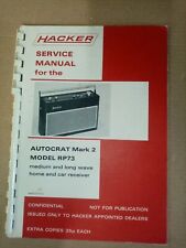 Hacker herald autocrat for sale  OLDHAM